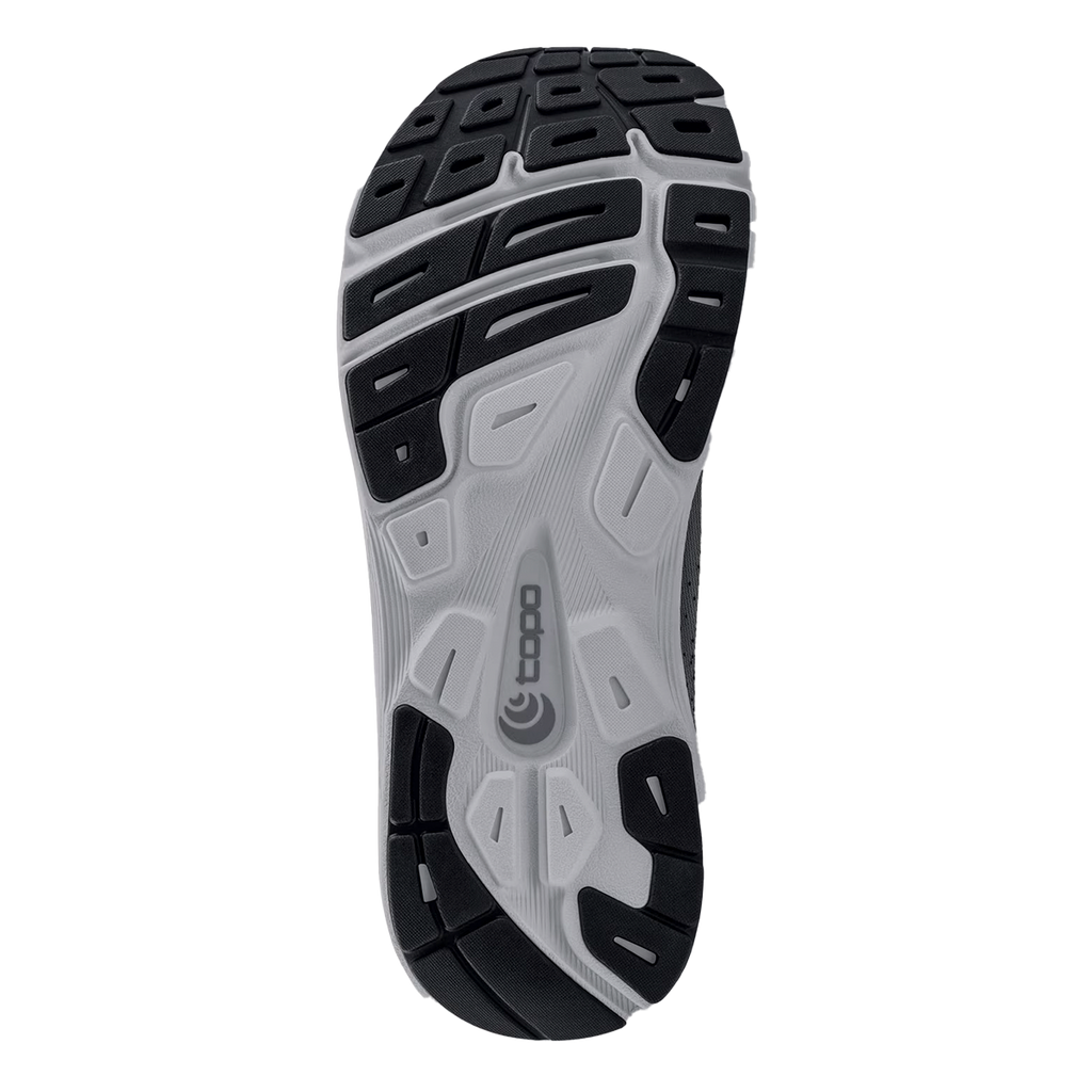 Topo Magnifly 5 — Charcoal - Black — Size B — Width 6.5 — Top View