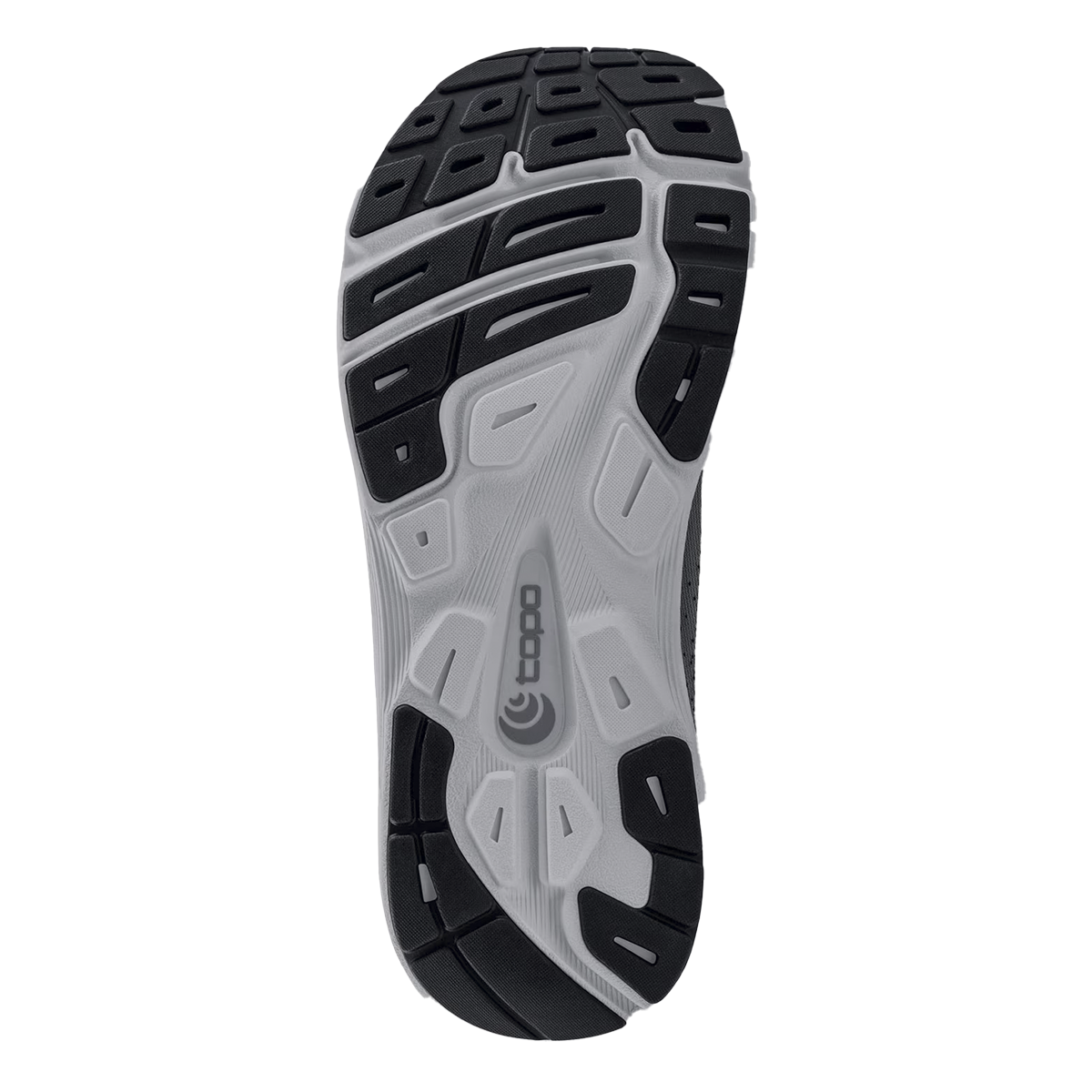 Topo Magnifly 5 — Charcoal - Black — Size B — Width 6.5 — Top View