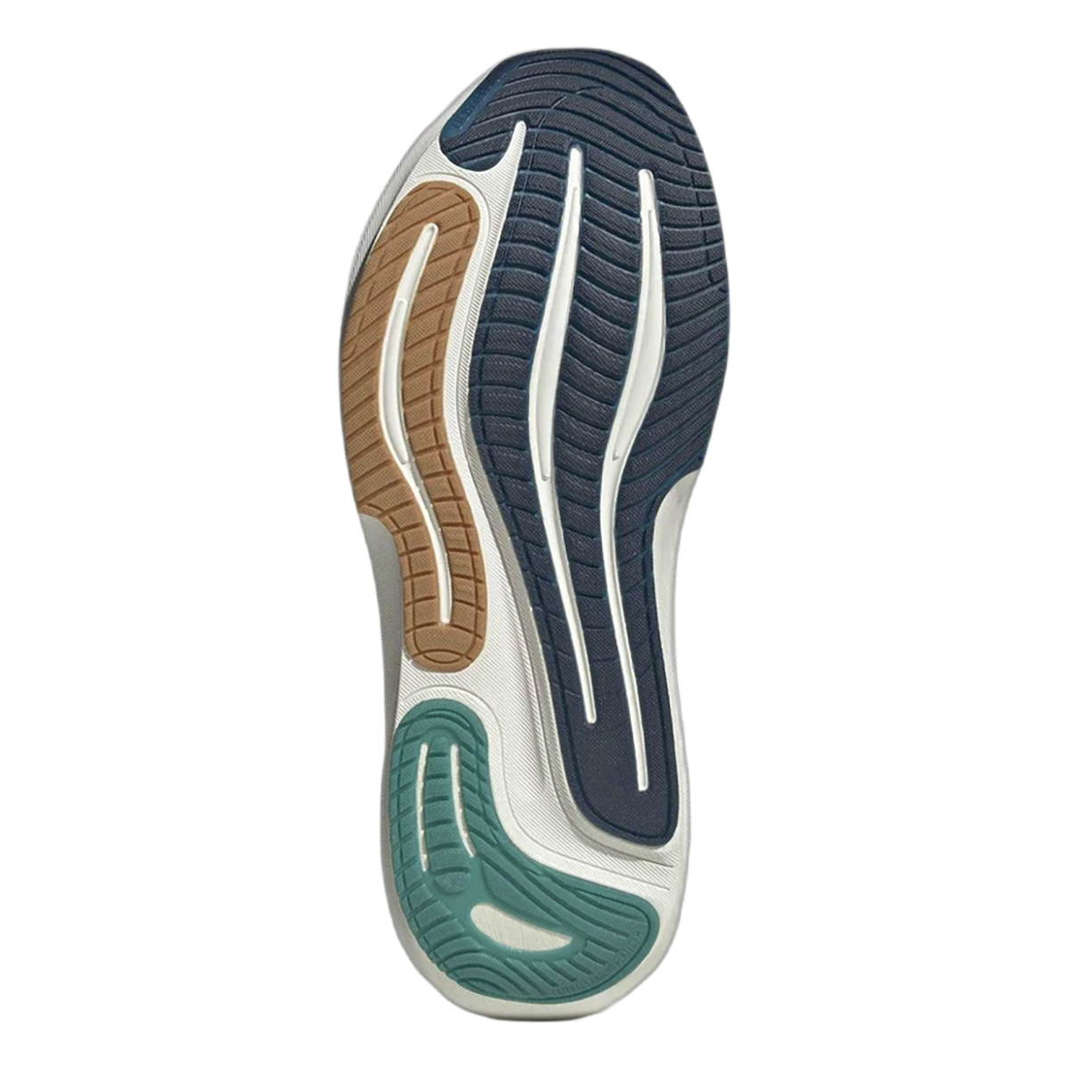 Adidas Supernova Rise 3 — Night Indigo - Wonder White - Equipment Green — Size D — Width 9 — Top View