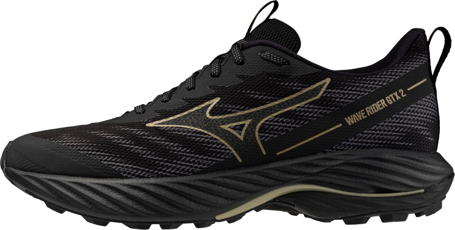 Mizuno Wave Rider GORE-TEX 2 Mens Trail Running Shoes - Black