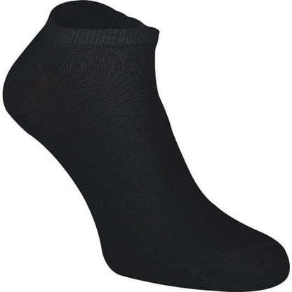 More Mile Everyday 5 Pack Mens Essential Trainer Liner Socks - Black