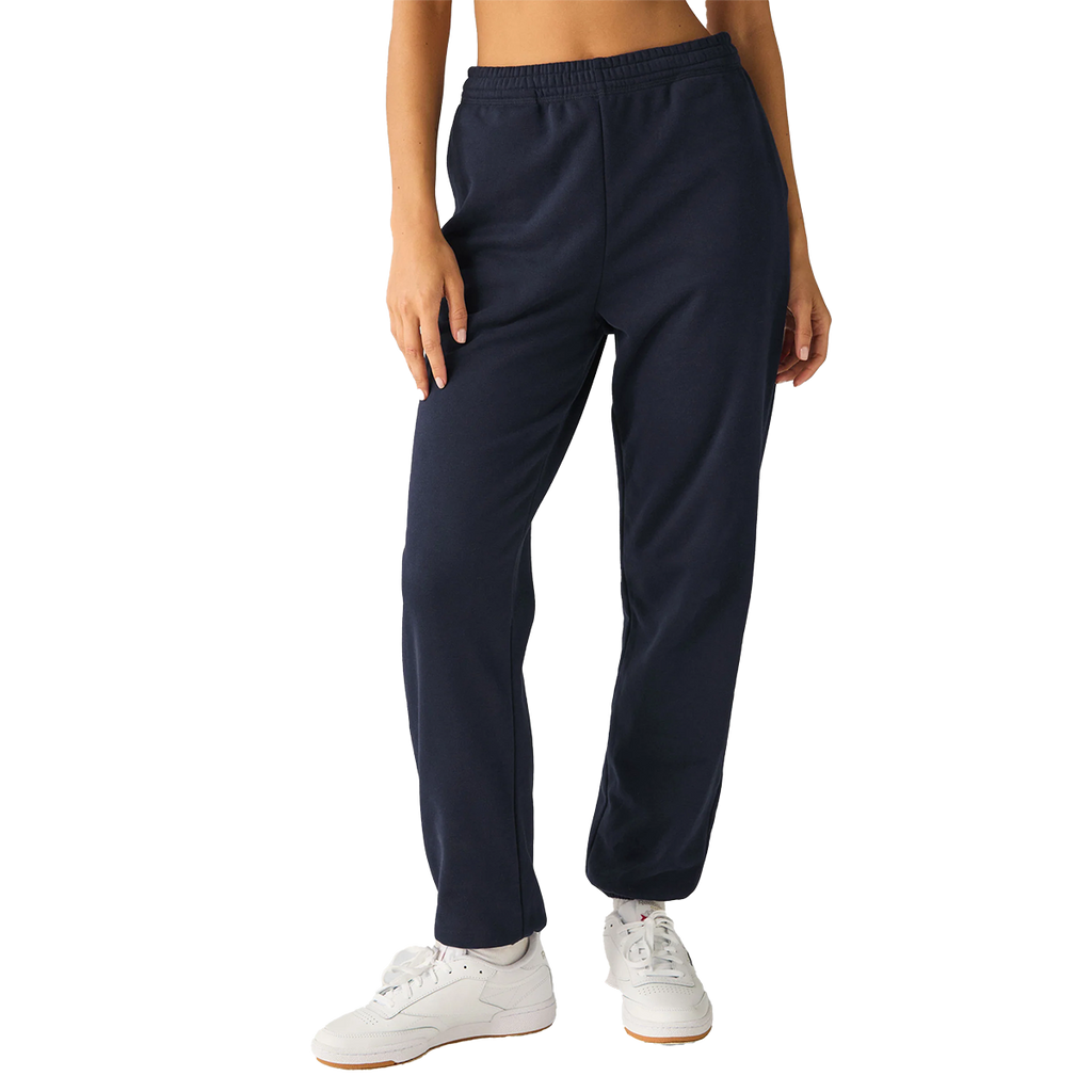 Beyond Yoga On The Go Sweatpant — After Dark Navy — Size XSmall — Front View