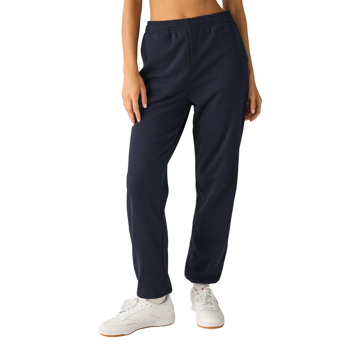 Beyond Yoga On The Go Sweatpant — After Dark Navy — Size XSmall — Front View
