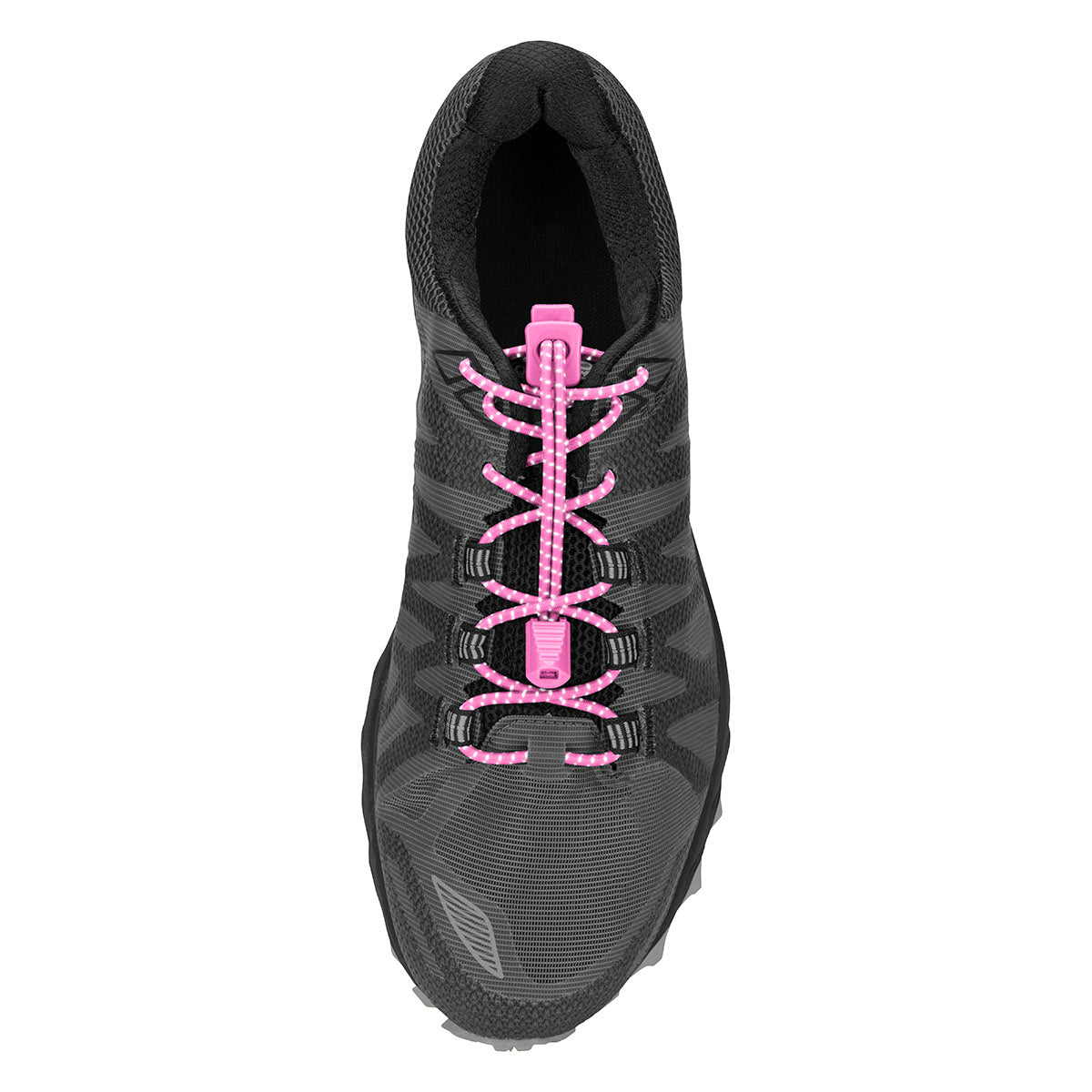 Nathan Reflective Run Laces — Black — Alternate View 8