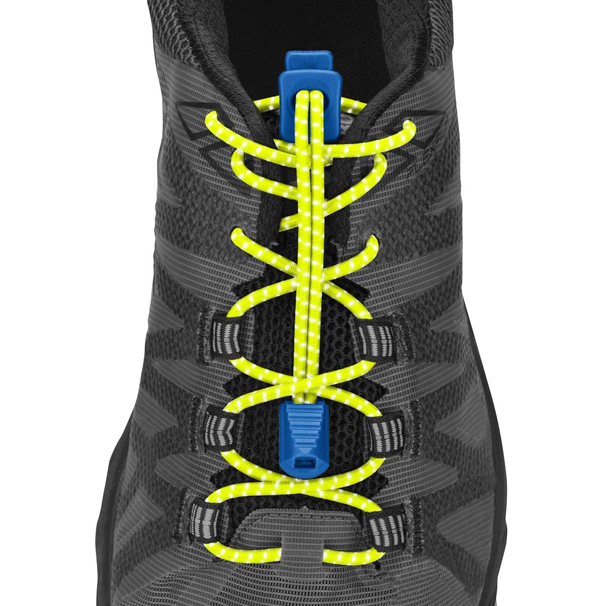 Nathan Reflective Run Laces — Black — Alternate View 11