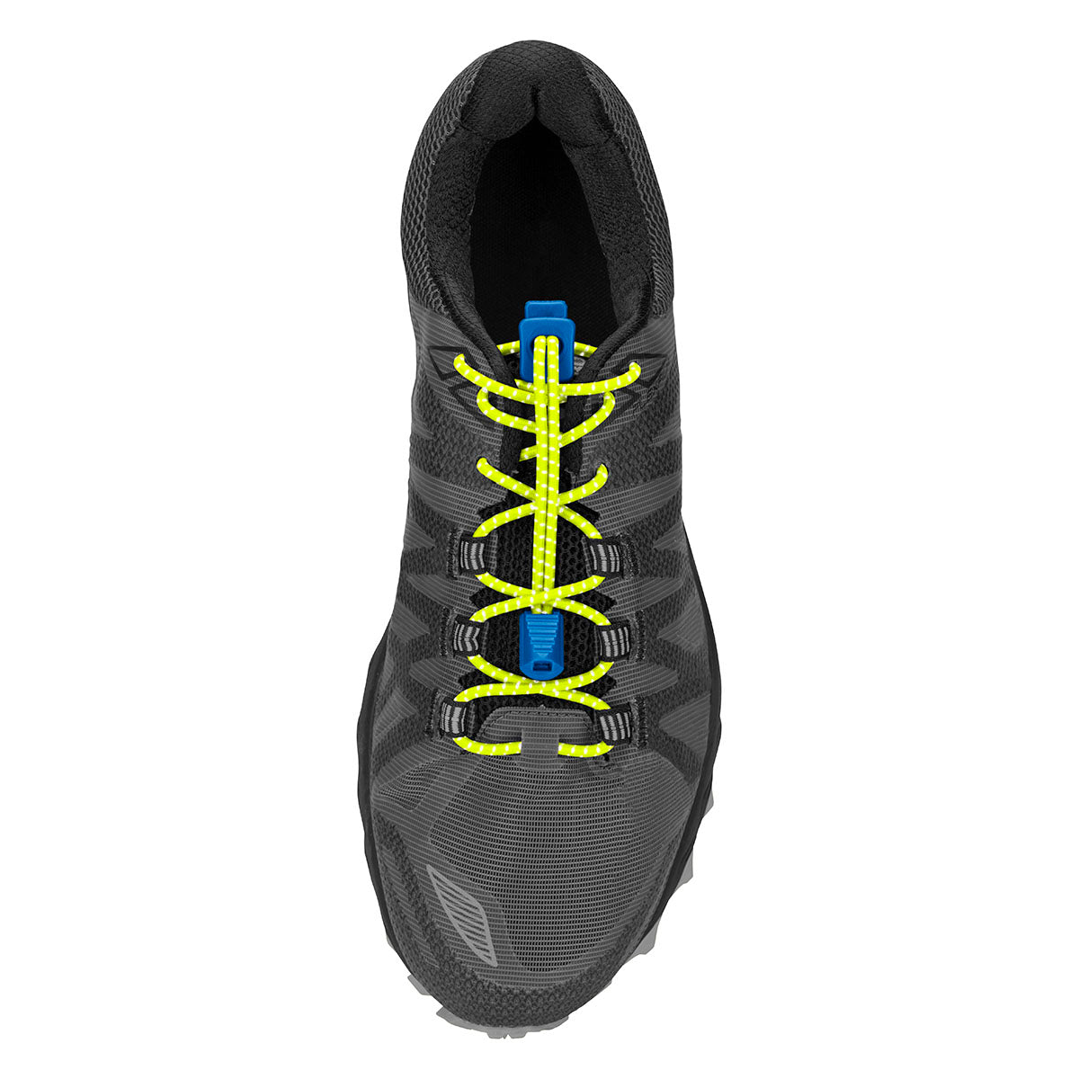 Nathan Reflective Run Laces — Black — Alternate View 12