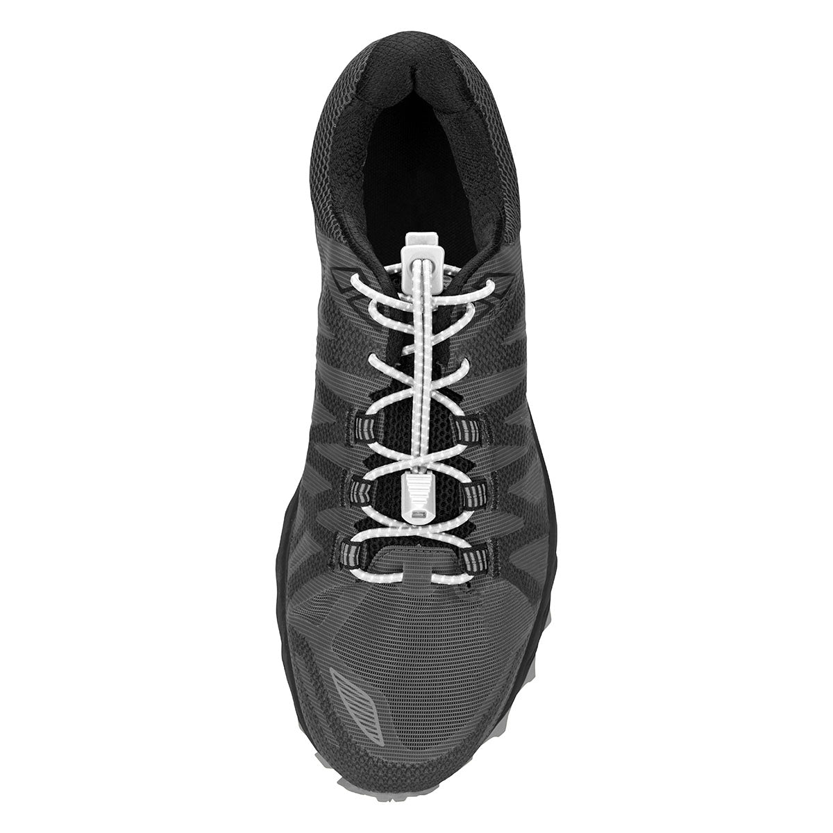Nathan Reflective Run Laces — Black — Alternate View 18