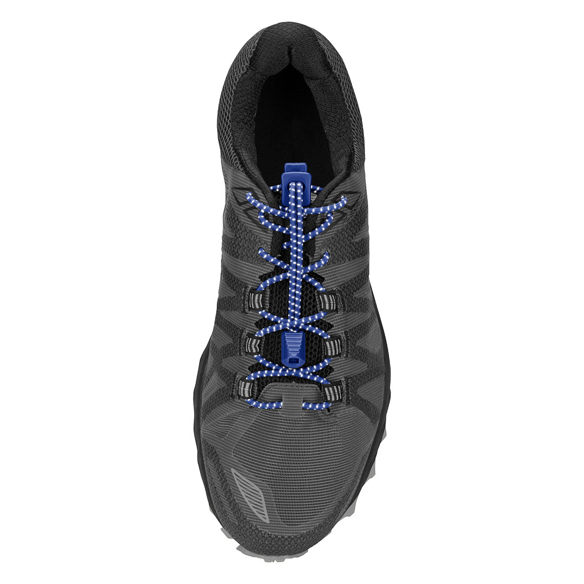 Nathan Reflective Run Laces — Black — Alternate View 16