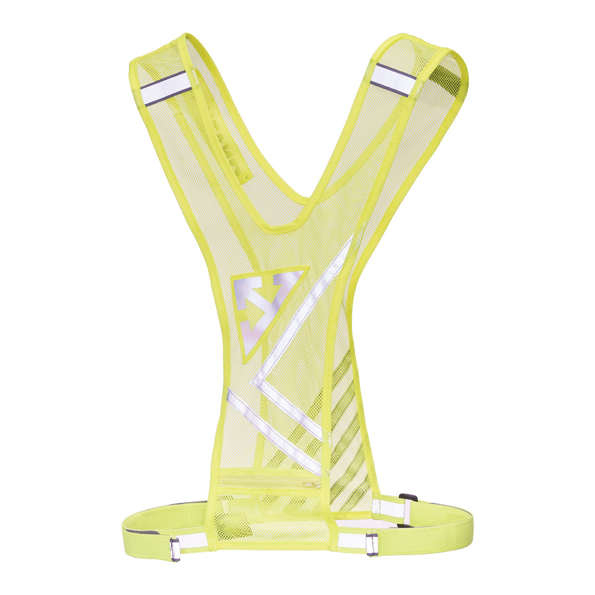 Nathan Bandolier Reflective Vest — Safety - Yellow — Size One Size — Front View