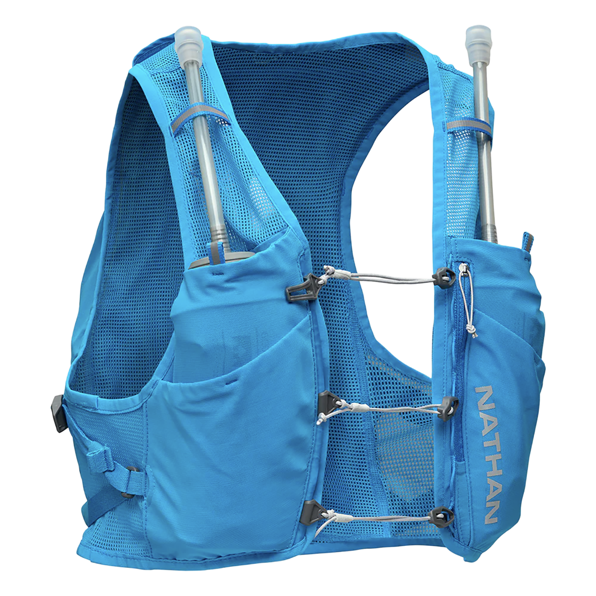 Nathan Pinnacle Breeze 4L — Electric Blue - Reflective Silver — Size Small / Medium — Front View