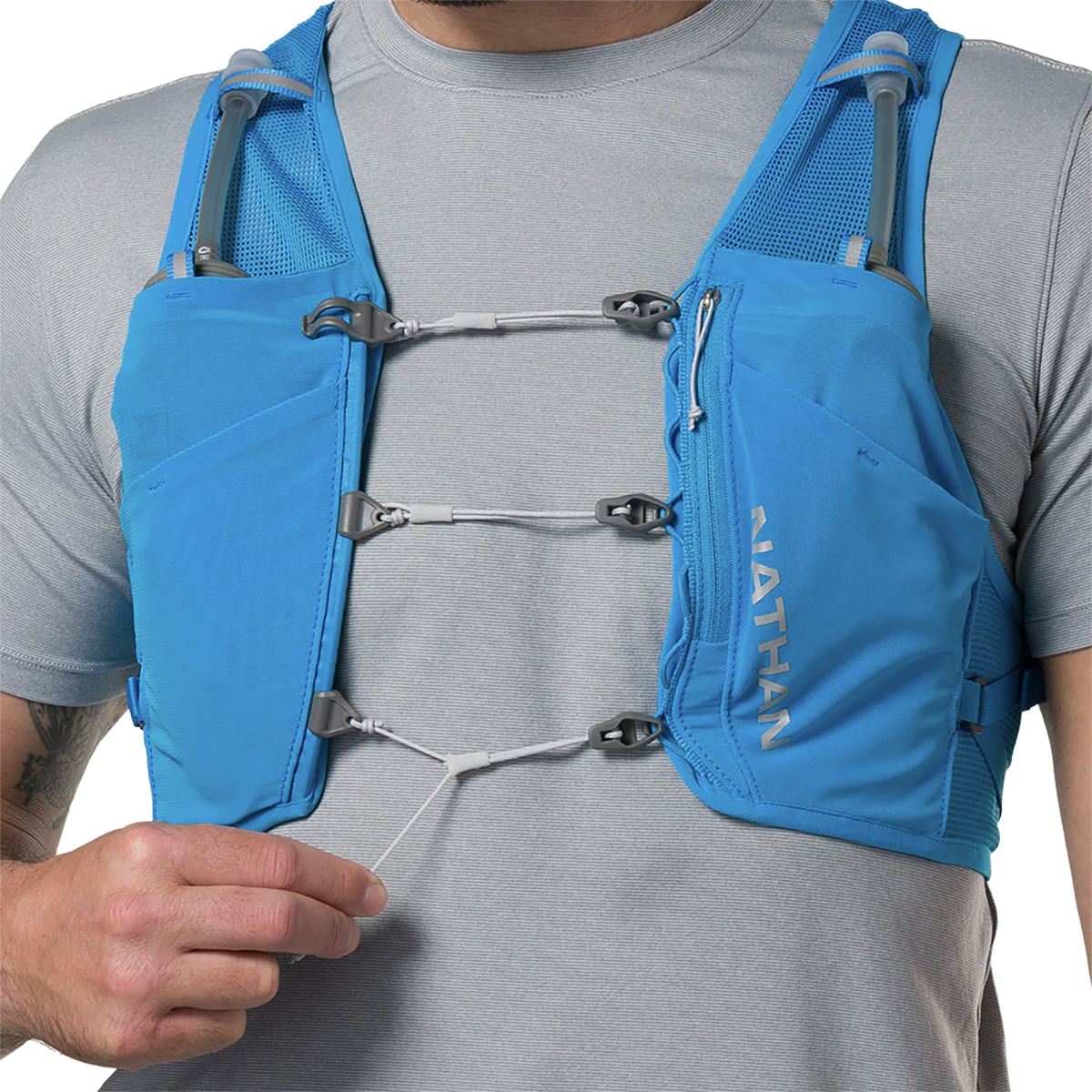 Nathan Pinnacle Breeze 4L — Electric Blue - Reflective Silver — Size Small / Medium — Alternate View 8
