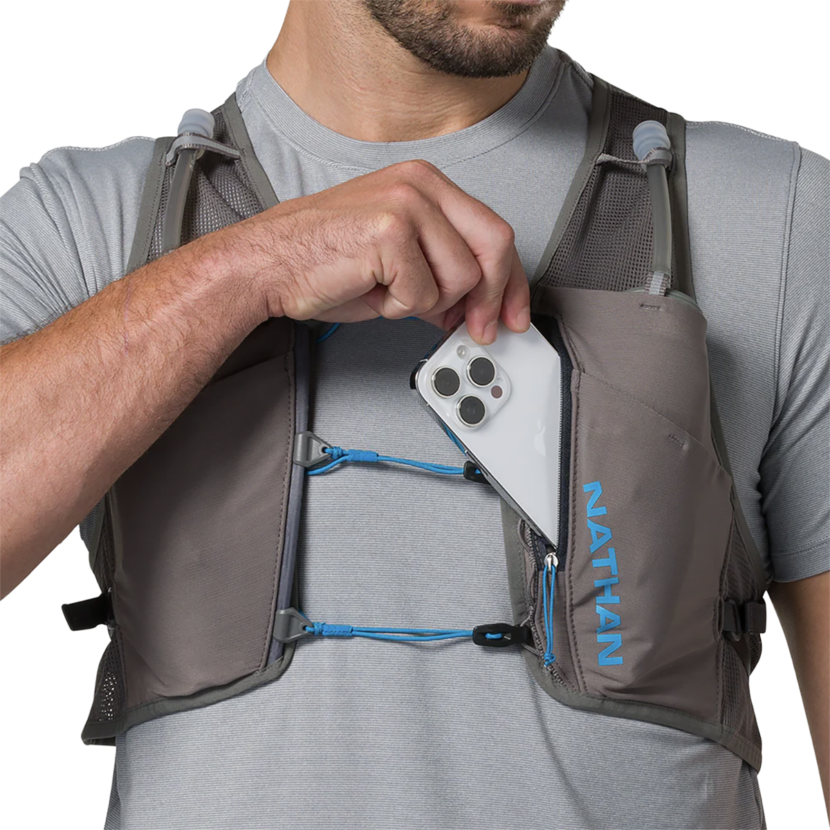 Nathan Pinnacle Breeze 4L — Electric Blue - Reflective Silver — Size Small / Medium — Alternate View 16