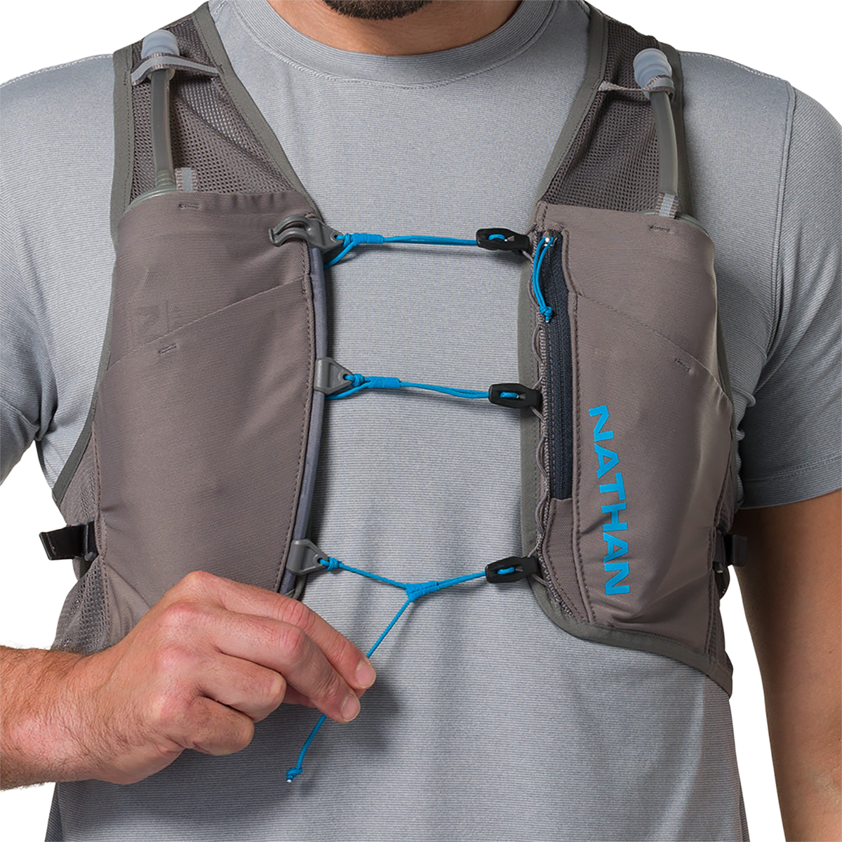 Nathan Pinnacle Breeze 4L — Electric Blue - Reflective Silver — Size Small / Medium — Alternate View 15