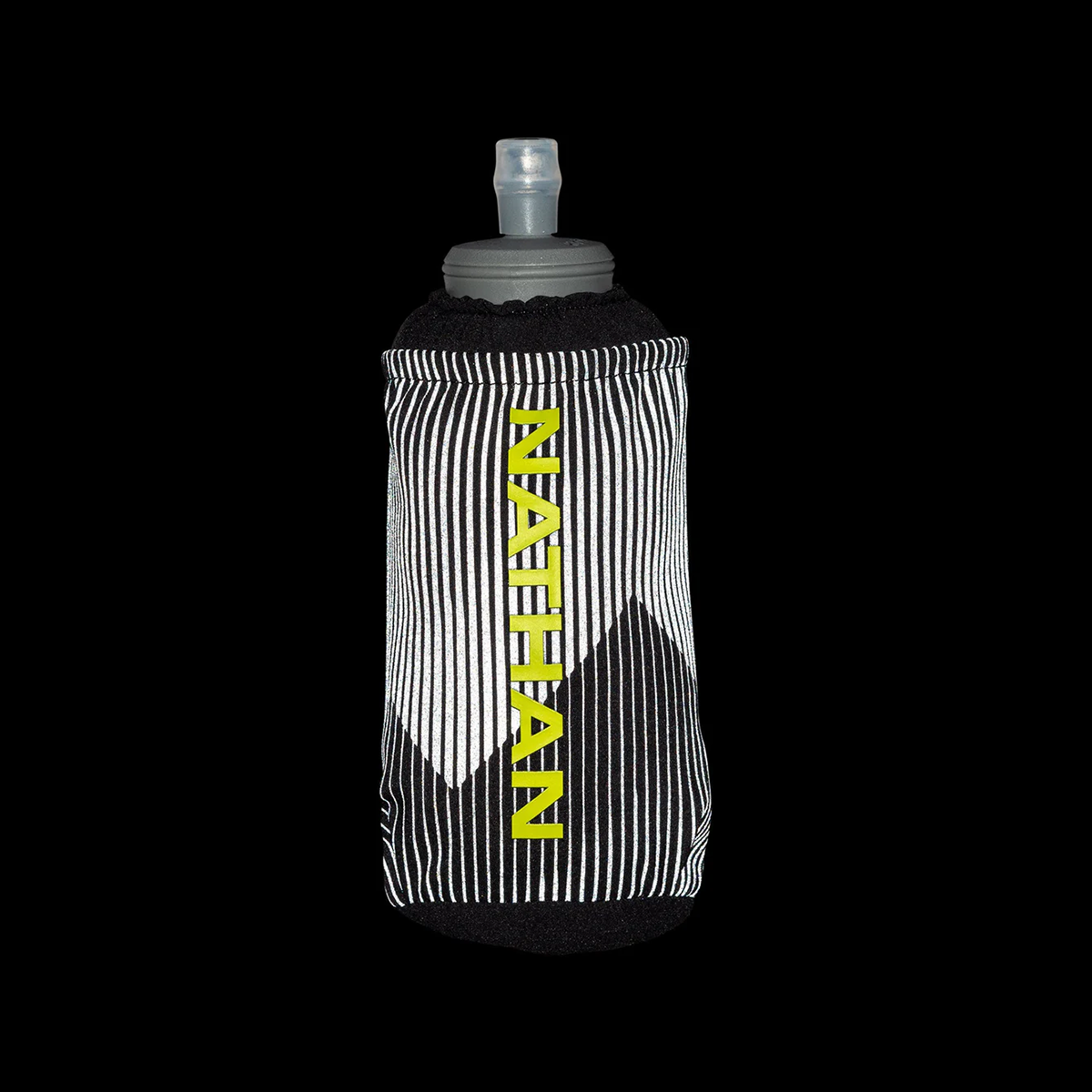 Nathan ExoDraw 2 Insulated 18oz Flask — Black - Finish Lime — Alternate View 12