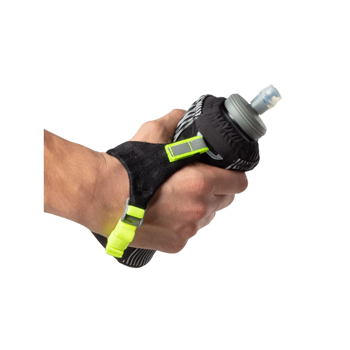 Nathan ExoDraw 2 Insulated 18oz Flask — Black - Finish Lime — Alternate View 9
