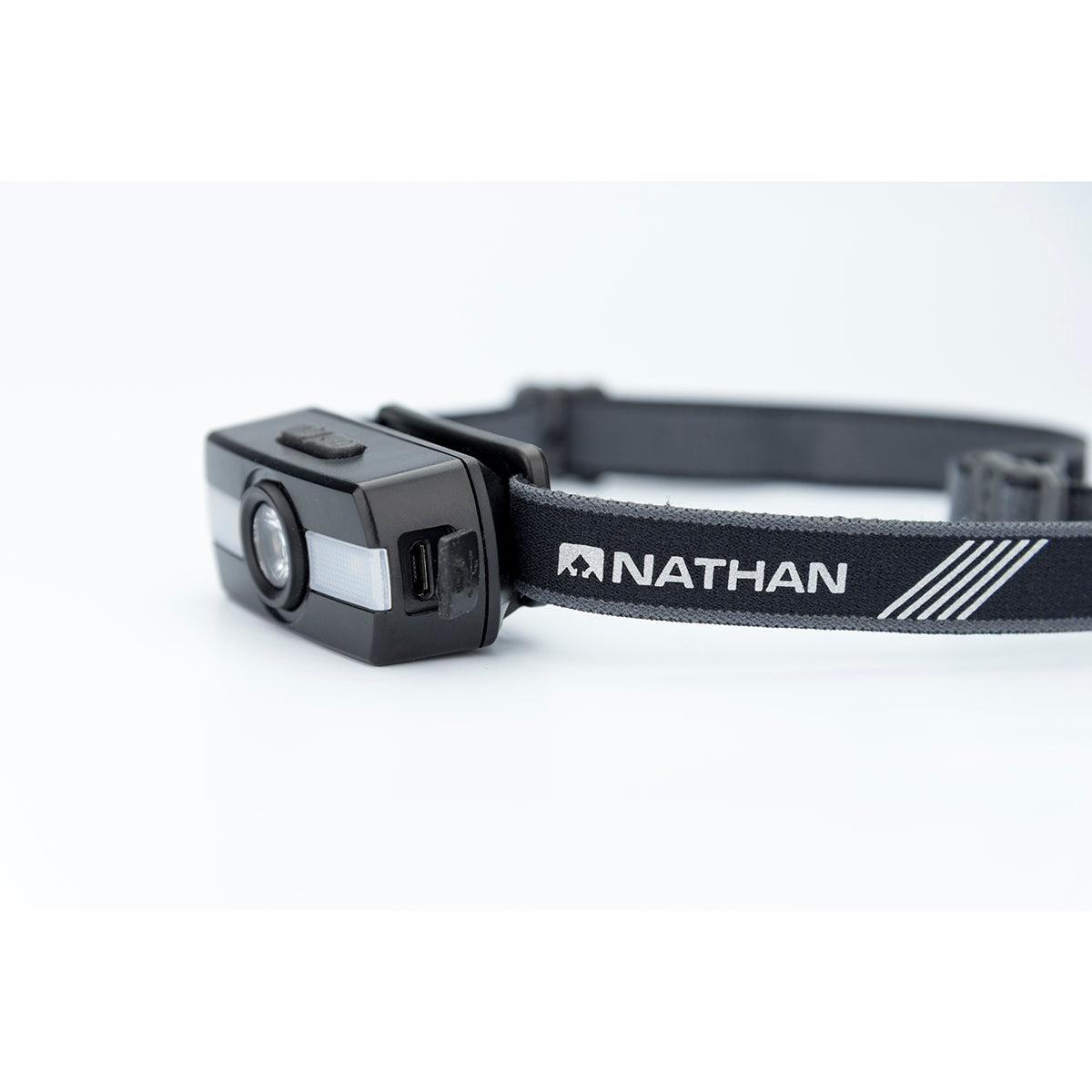 Nathan Neutron Fire RX Runner Headlamp — Black — Size One Size — Top View