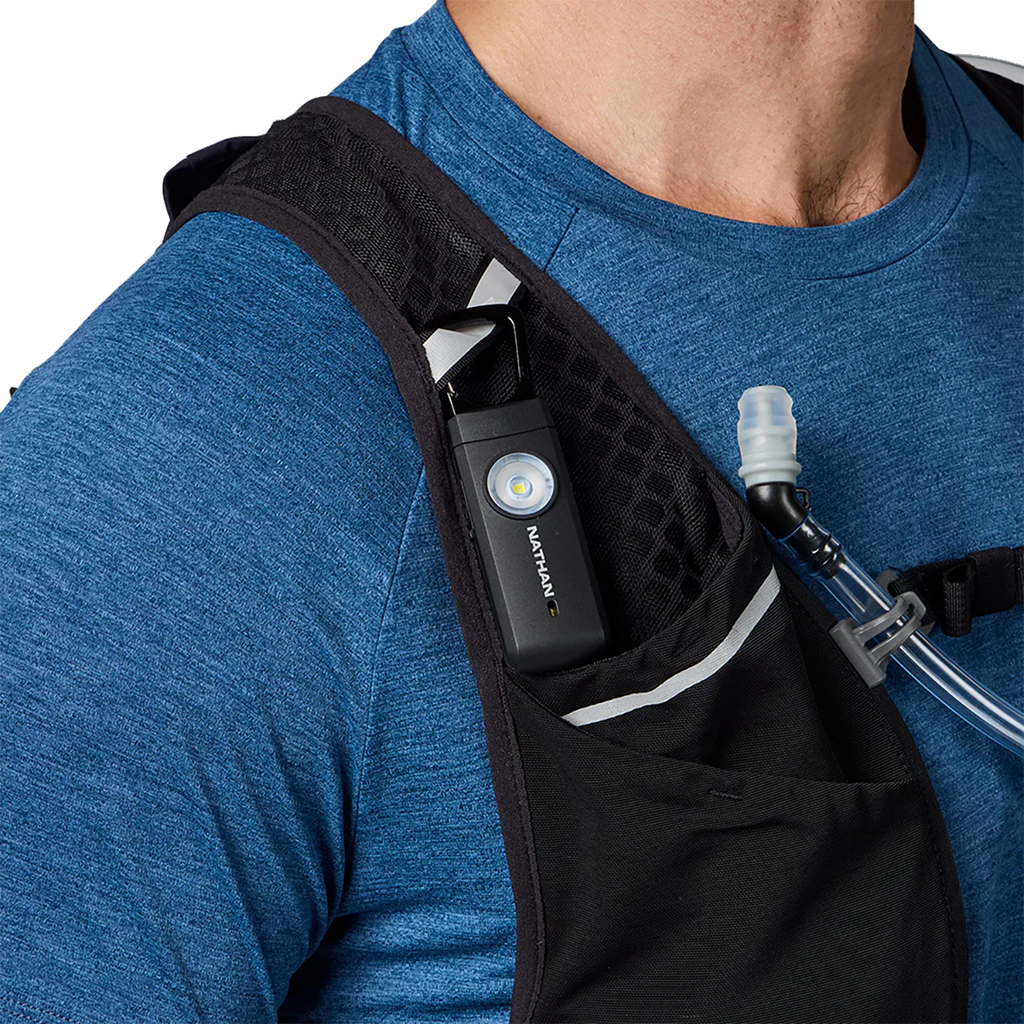 Nathan Siren LED Alarm RX — Black - Silver — Size One Size — Lifestyle View