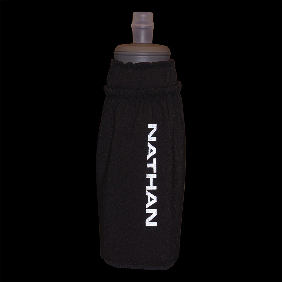 Nathan Pinnacle 14oz Soft Flask — Sage Green - Reflective Silver — Alternate View 14
