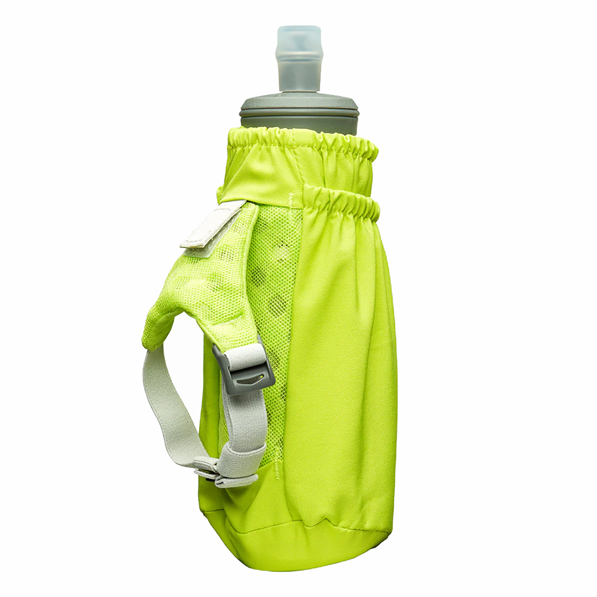 Nathan Pinnacle 14oz Soft Flask — Sage Green - Reflective Silver — Alternate View 16