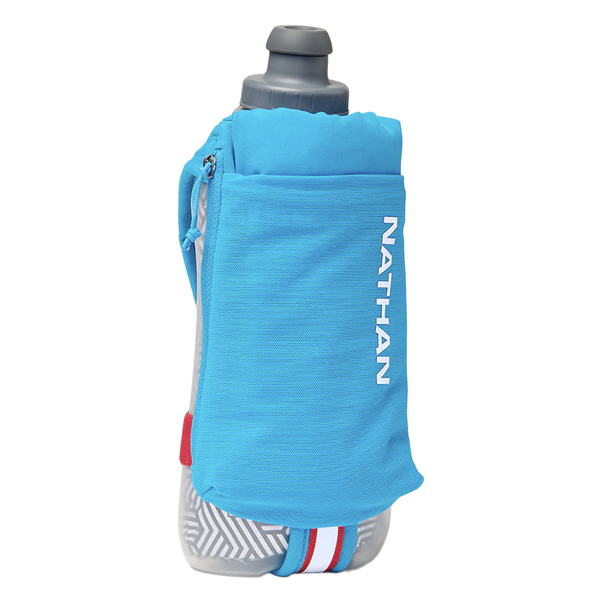 Nathan SpeedDraw 2 18oz Ins. Flask — Orange Blaze - Reflective Silver — Alternate View 26