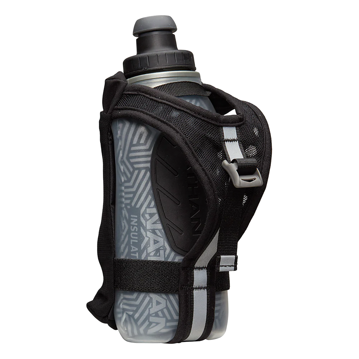 Nathan SpeedDraw 2 12oz Ins. Flask — Deep Blue - Reflective Silver — Alternate View 9