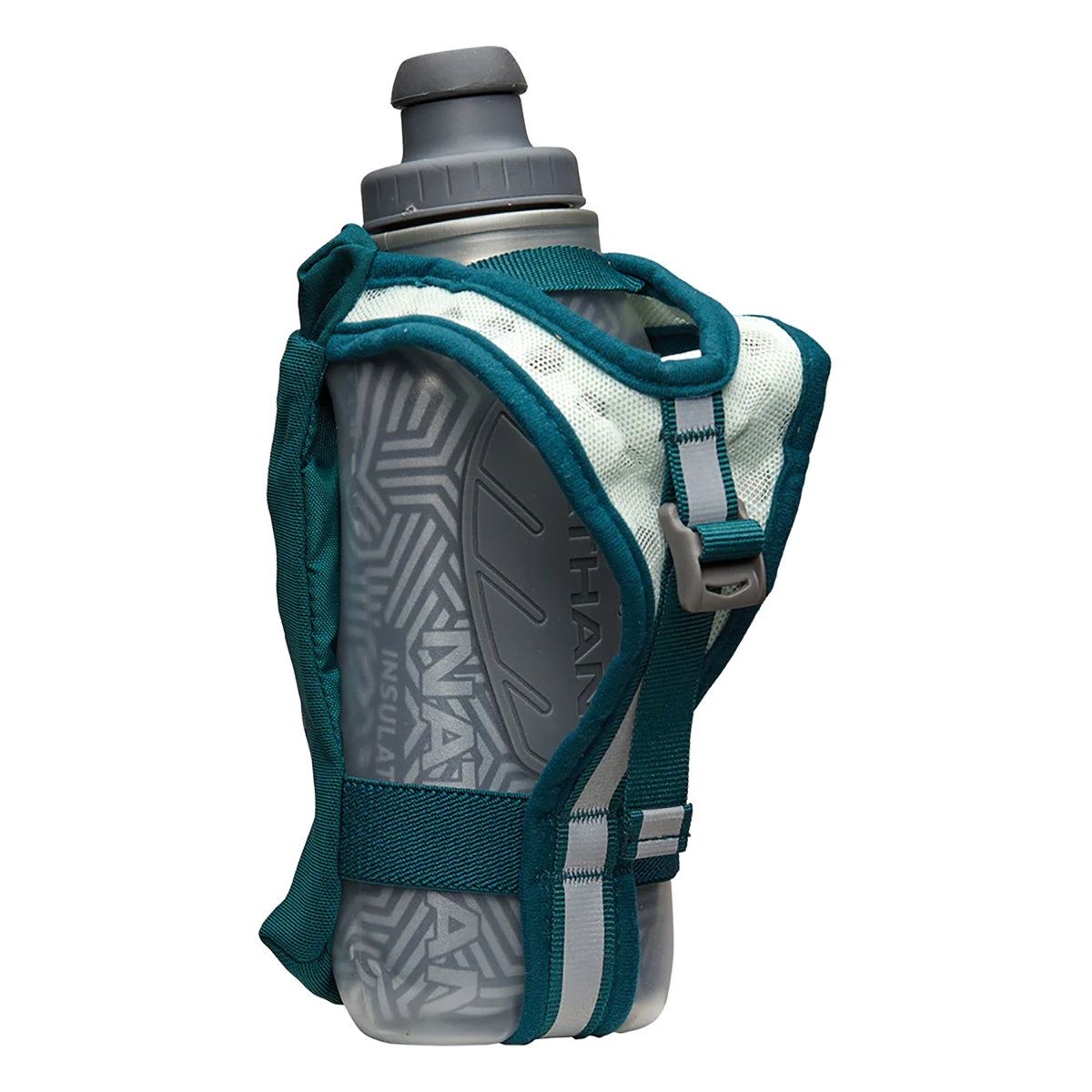 Nathan SpeedDraw 2 12oz Ins. Flask — Deep Blue - Reflective Silver — Alternate View 21