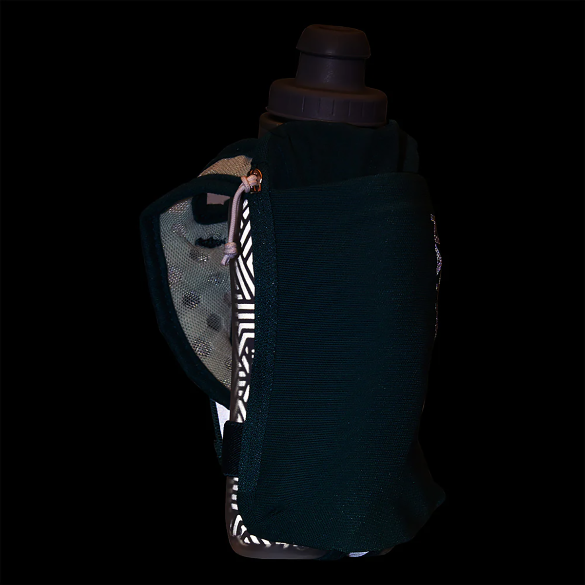 Nathan SpeedDraw 2 12oz Ins. Flask — Deep Blue - Reflective Silver — Alternate View 26