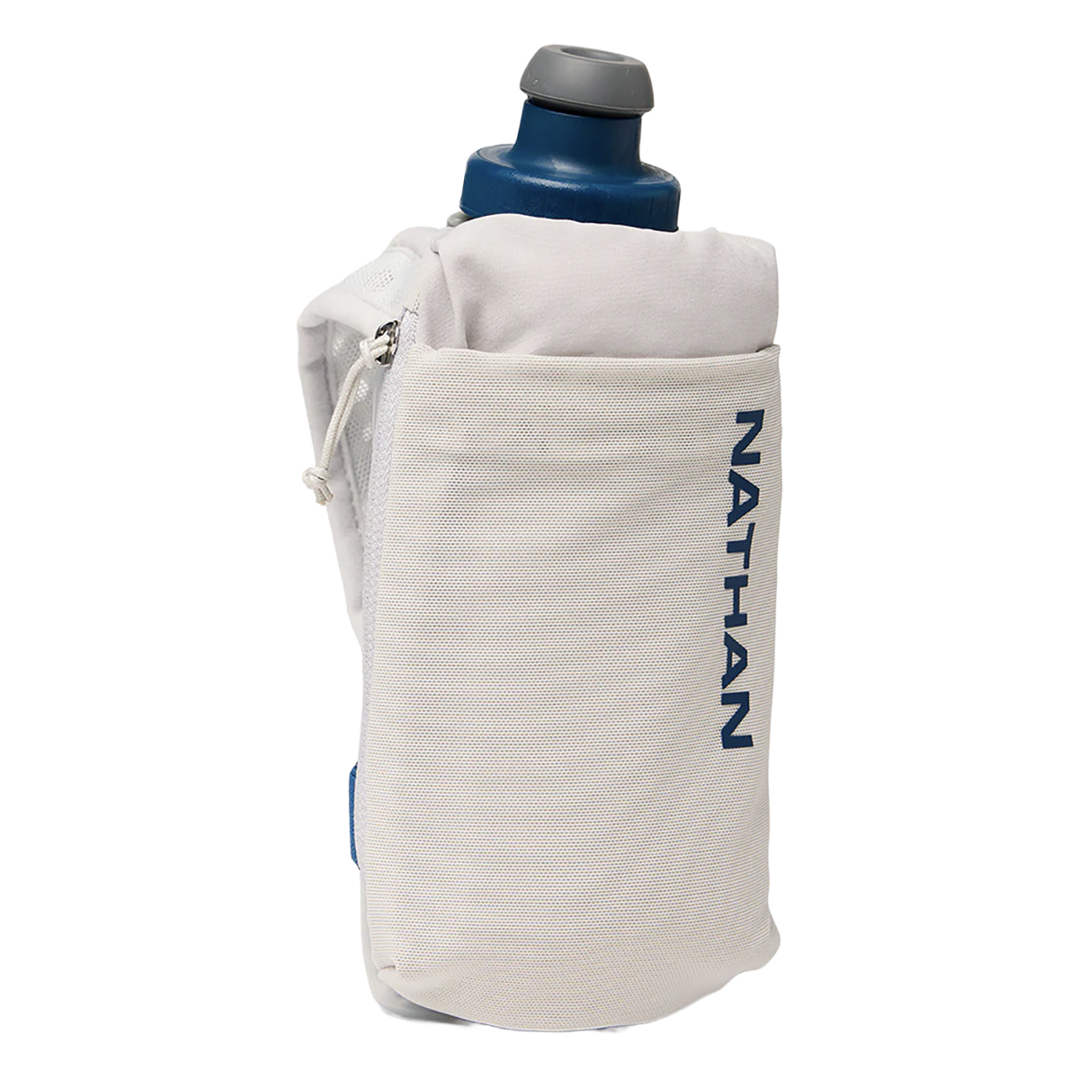 Nathan SpeedDraw 2 12oz Ins. Flask — Deep Blue - Reflective Silver — Alternate View 32