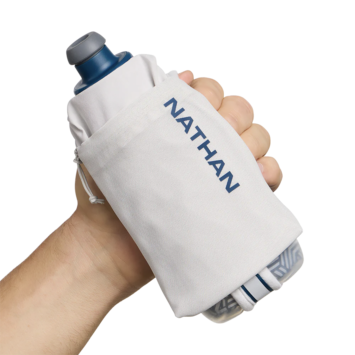Nathan SpeedDraw 2 12oz Ins. Flask — Deep Blue - Reflective Silver — Alternate View 33