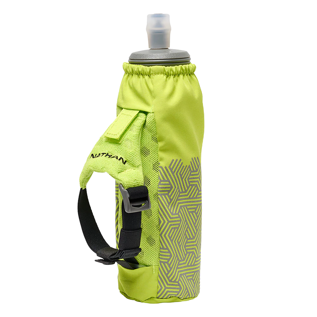 Nathan Hypernight Pinnacle 14 oz Soft Flask — Black/Hex Print — Size One Size — Alternate View 8