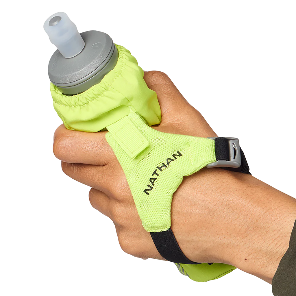 Nathan Hypernight Pinnacle 14 oz Soft Flask — Black/Hex Print — Size One Size — Alternate View 11