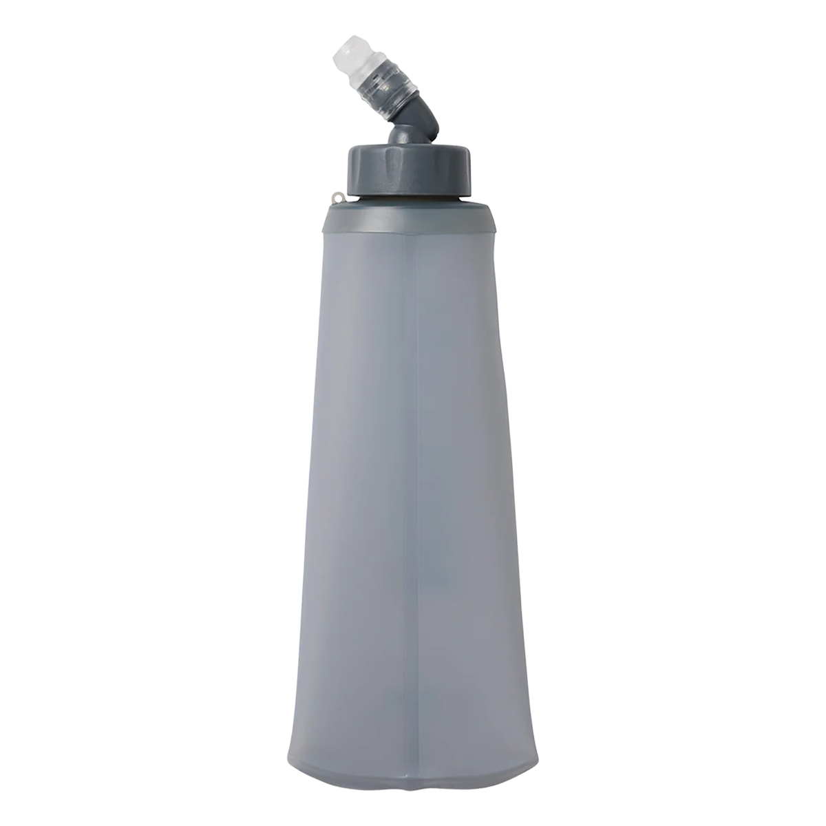 Nathan Quick Start 14oz Soft Flask — Grey — Size One Size — Back View