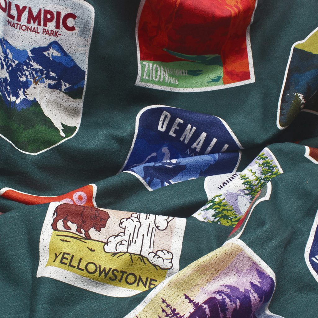 Sprints Car Seat Cover Towels — National Parks — Lifestyle View