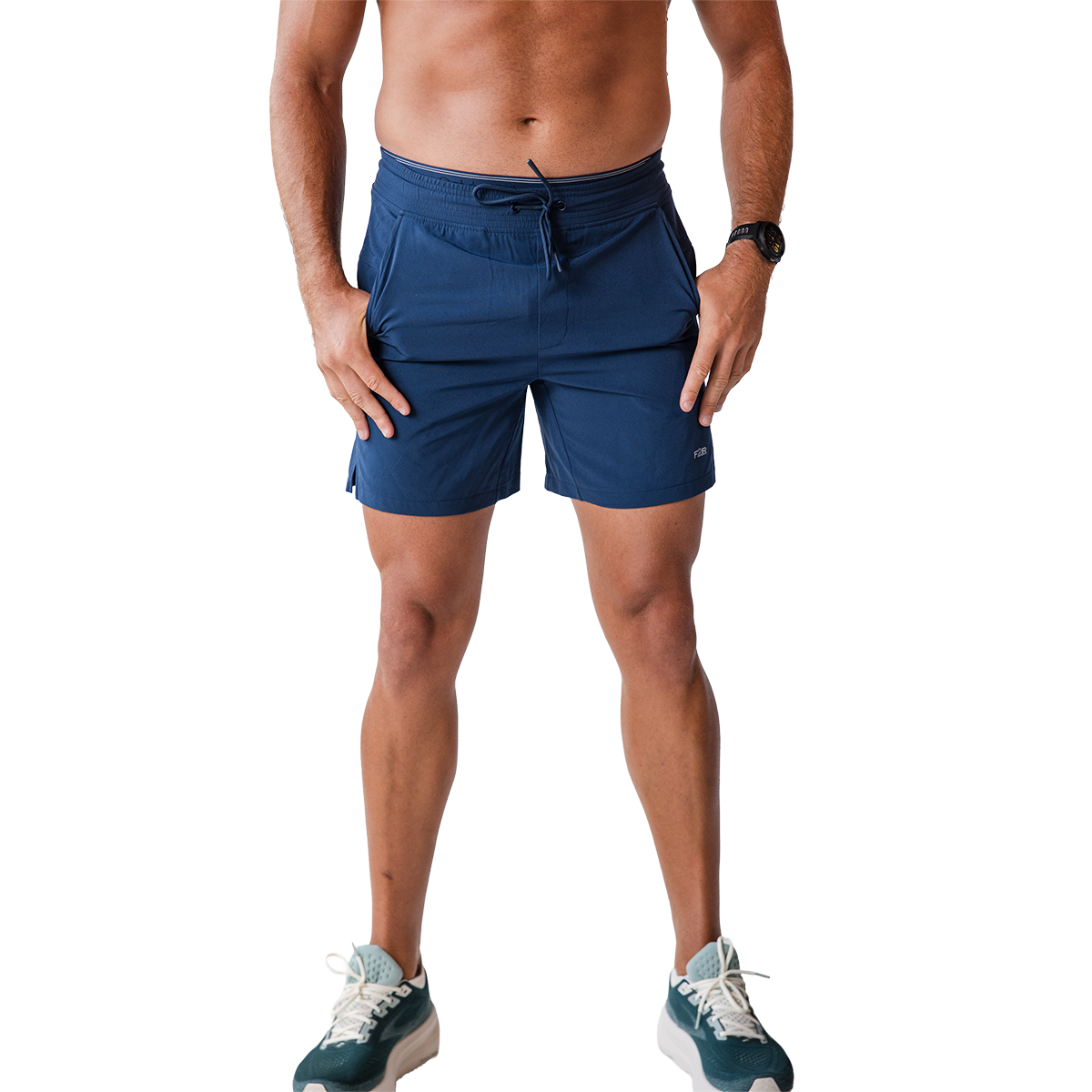 F2R Lightstreme 7" Short W/ Liner — Naval Blue — Size Small — Alternate View 16