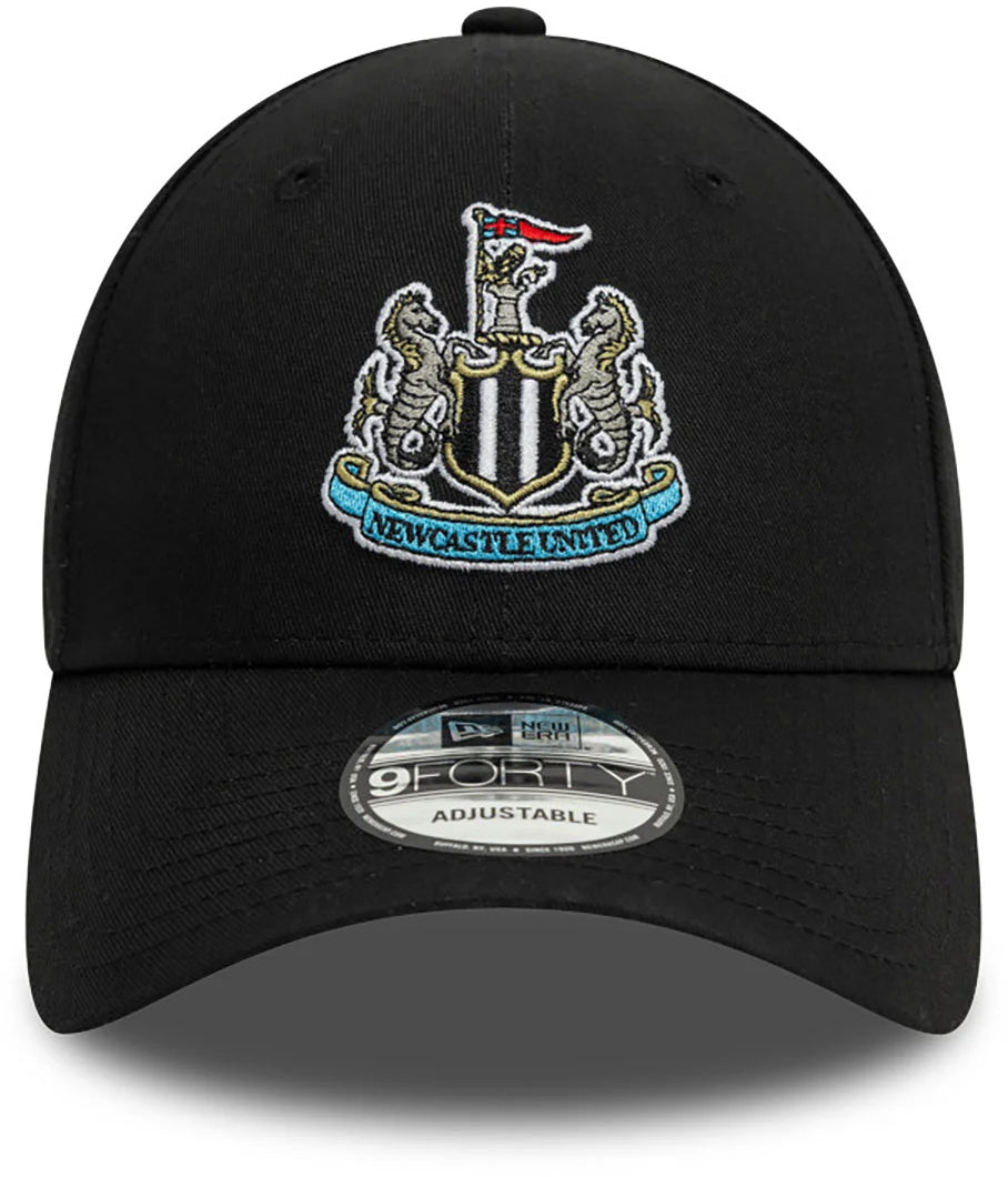 New Era Newcastle United Core 9Forty Adjustable Cap - Black