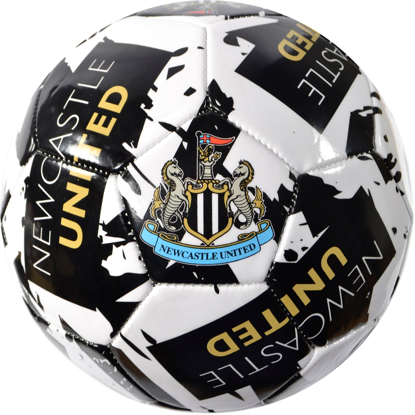 Newcastle United Graffiti Football - Black