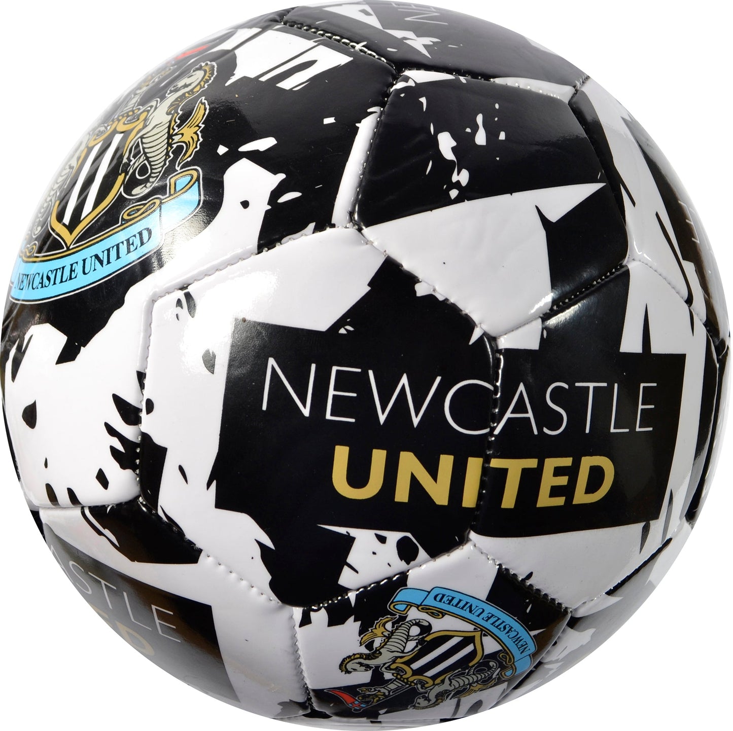 Newcastle United Graffiti Football - Black
