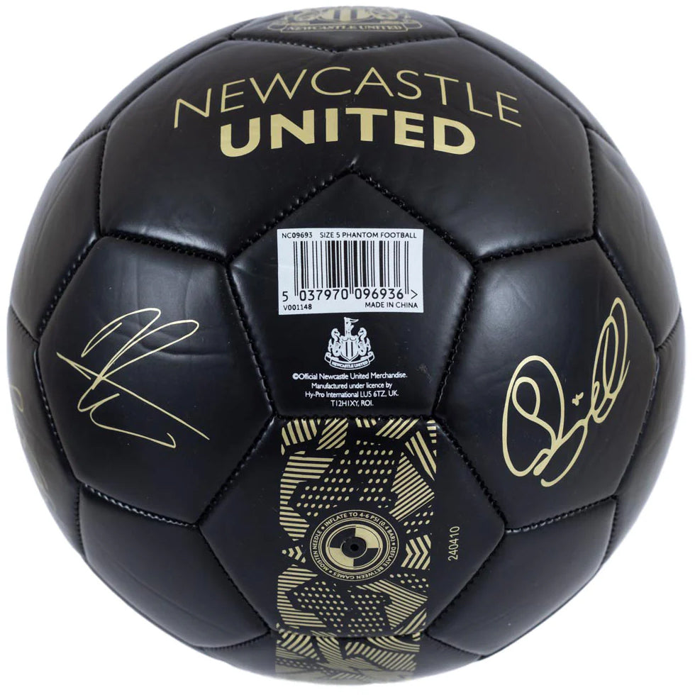 Newcastle United Phantom Signature Skills Football - Black