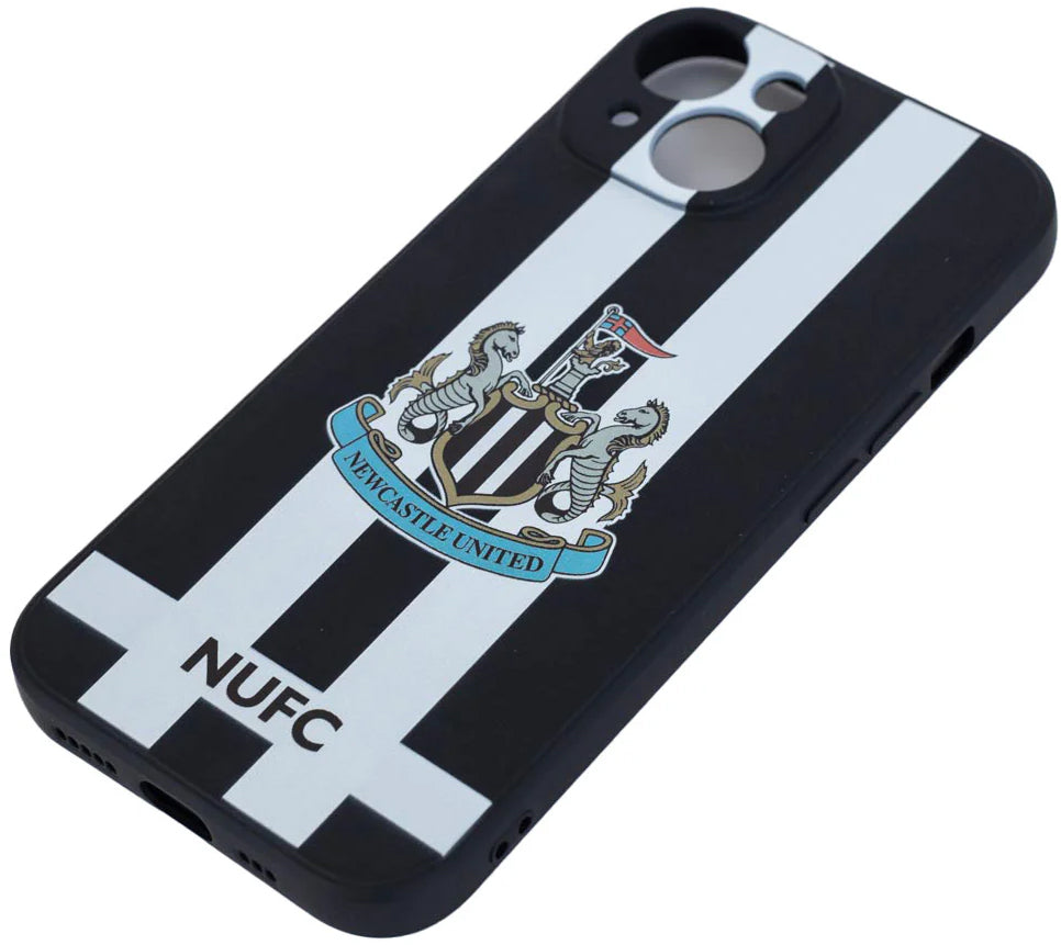 Newcastle United iPhone 15 Stripe Silicone Case