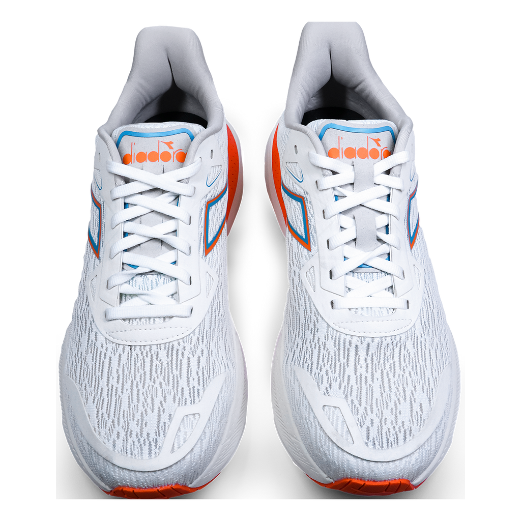Diadora Nucleo 2 — Whisper White - Orange Peel — Size D — Width 10 — Alternate View 13