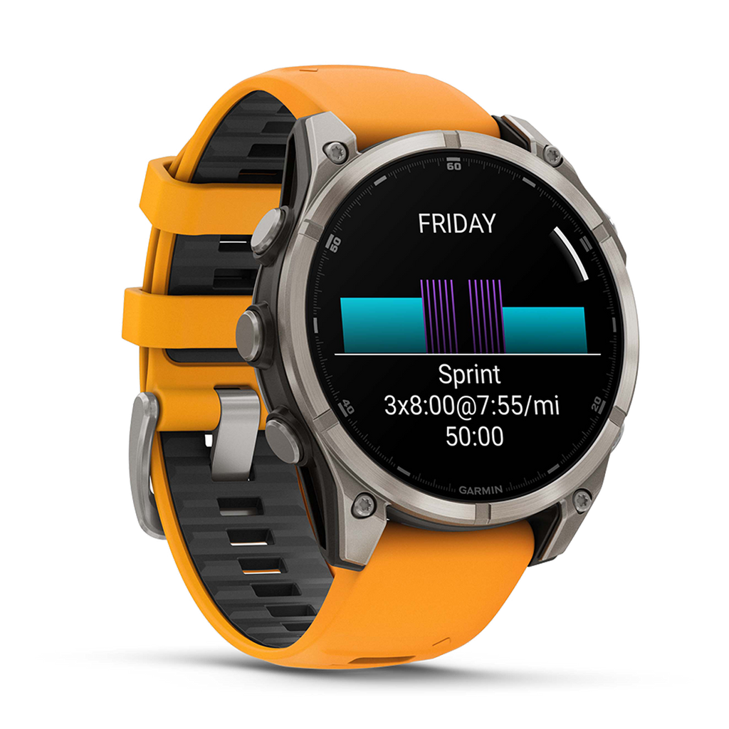 Garmin Fenix 8 Amoled — Carbon Gray DLC Titanium Black - Pebble Gray — Size 51 mm — Alternate View 15