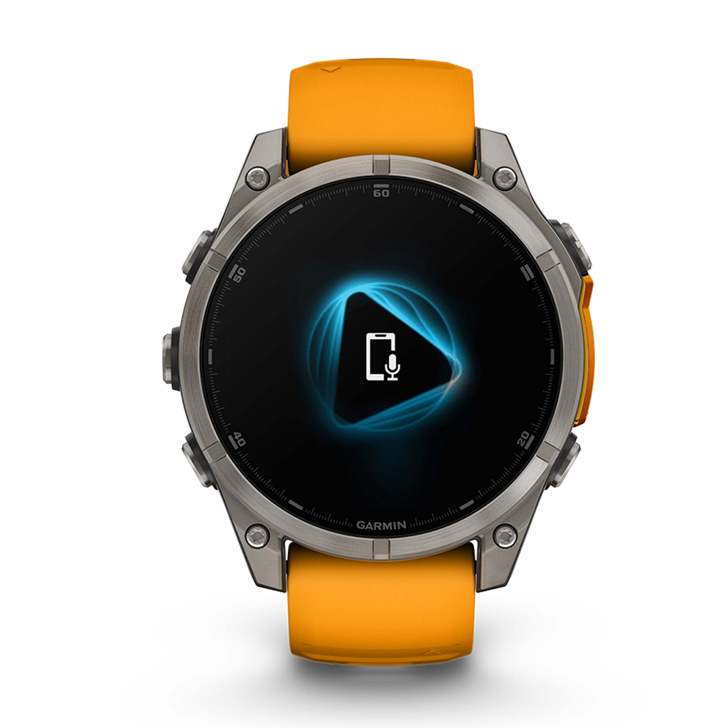 Garmin Fenix 8 Amoled — Carbon Gray DLC Titanium Black - Pebble Gray — Size 51 mm — Alternate View 16