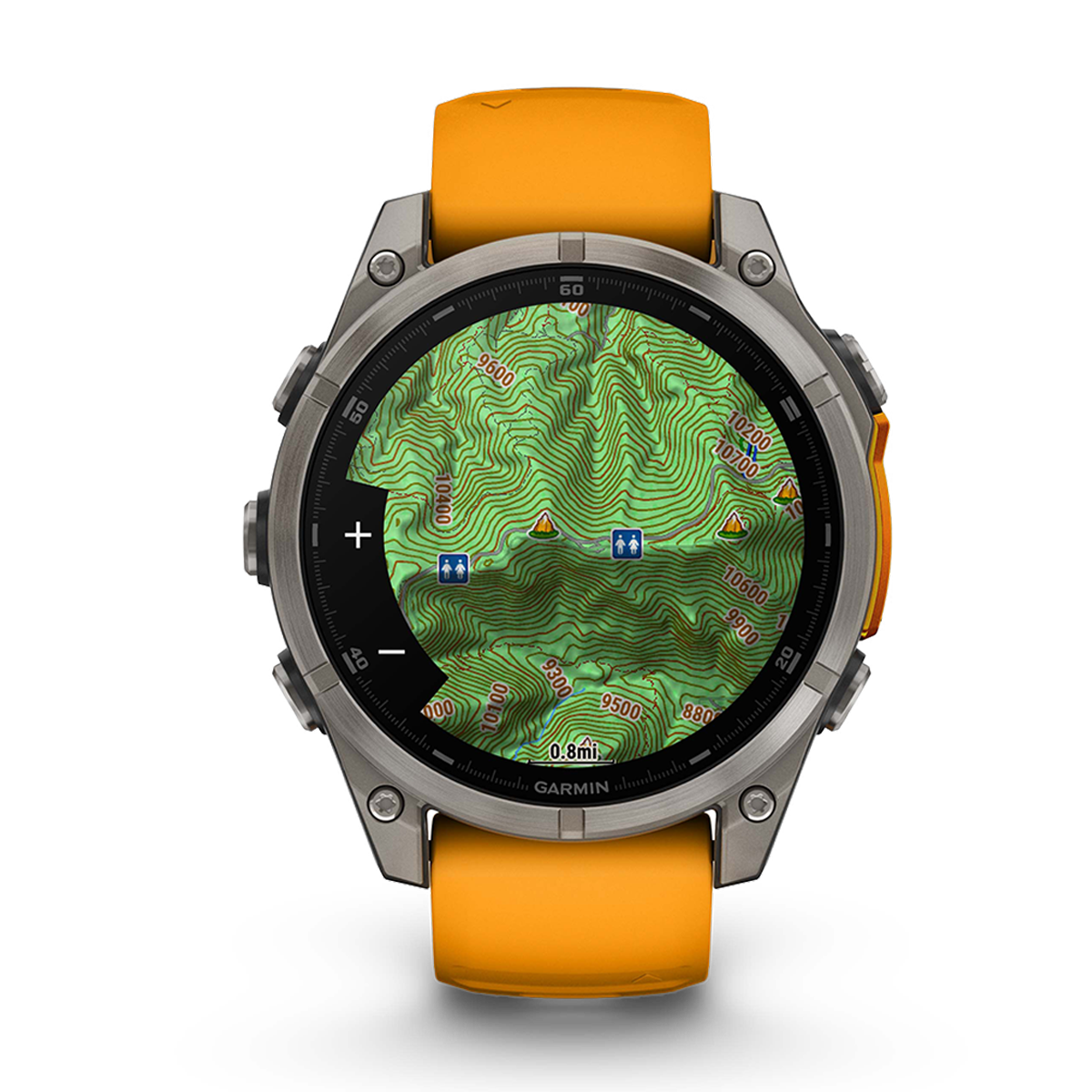 Garmin Fenix 8 Amoled — Carbon Gray DLC Titanium Black - Pebble Gray — Size 51 mm — Alternate View 18
