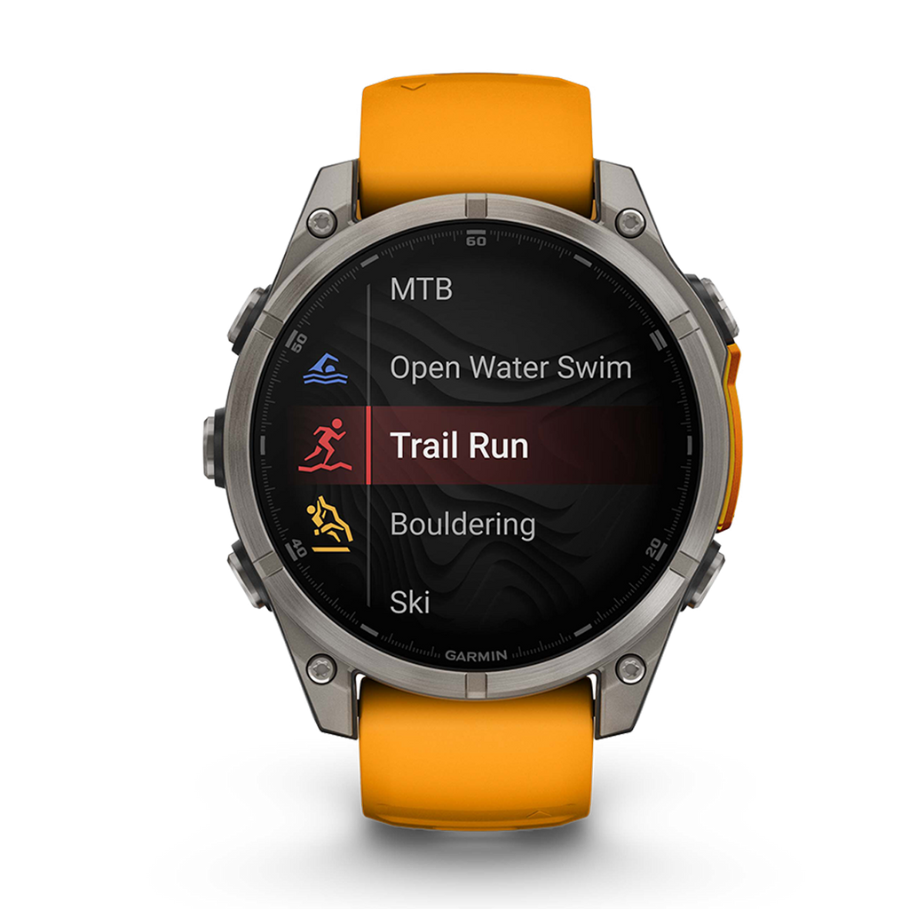 Garmin Fenix 8 Amoled — Carbon Gray DLC Titanium Black - Pebble Gray — Size 51 mm — Alternate View 19