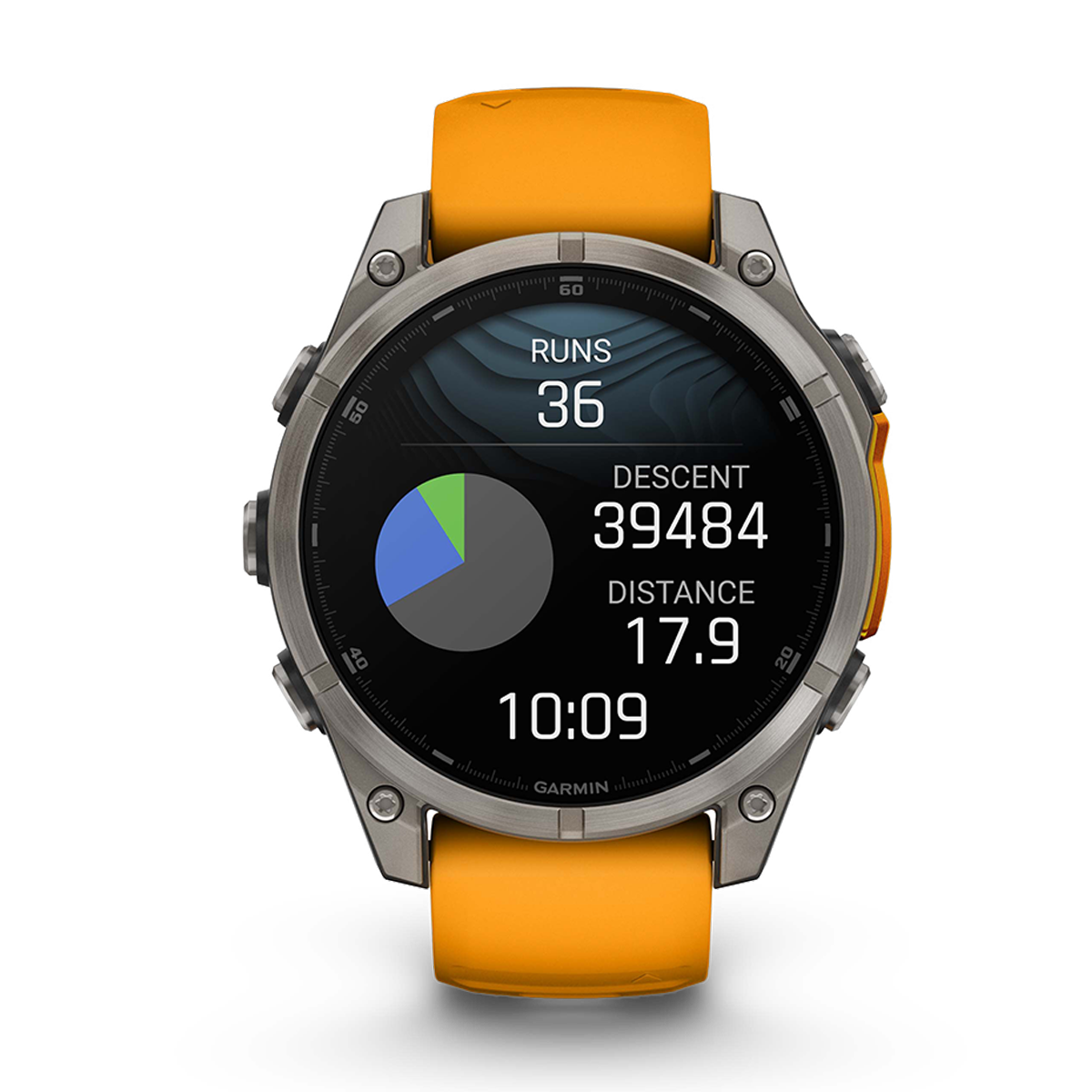 Garmin Fenix 8 Amoled — Carbon Gray DLC Titanium Black - Pebble Gray — Size 51 mm — Alternate View 21