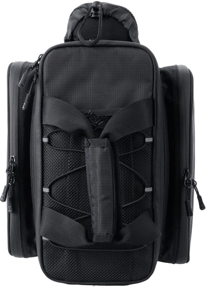 Oxford T18 Rack Top Bag With 18L Pannier Bag - Black
