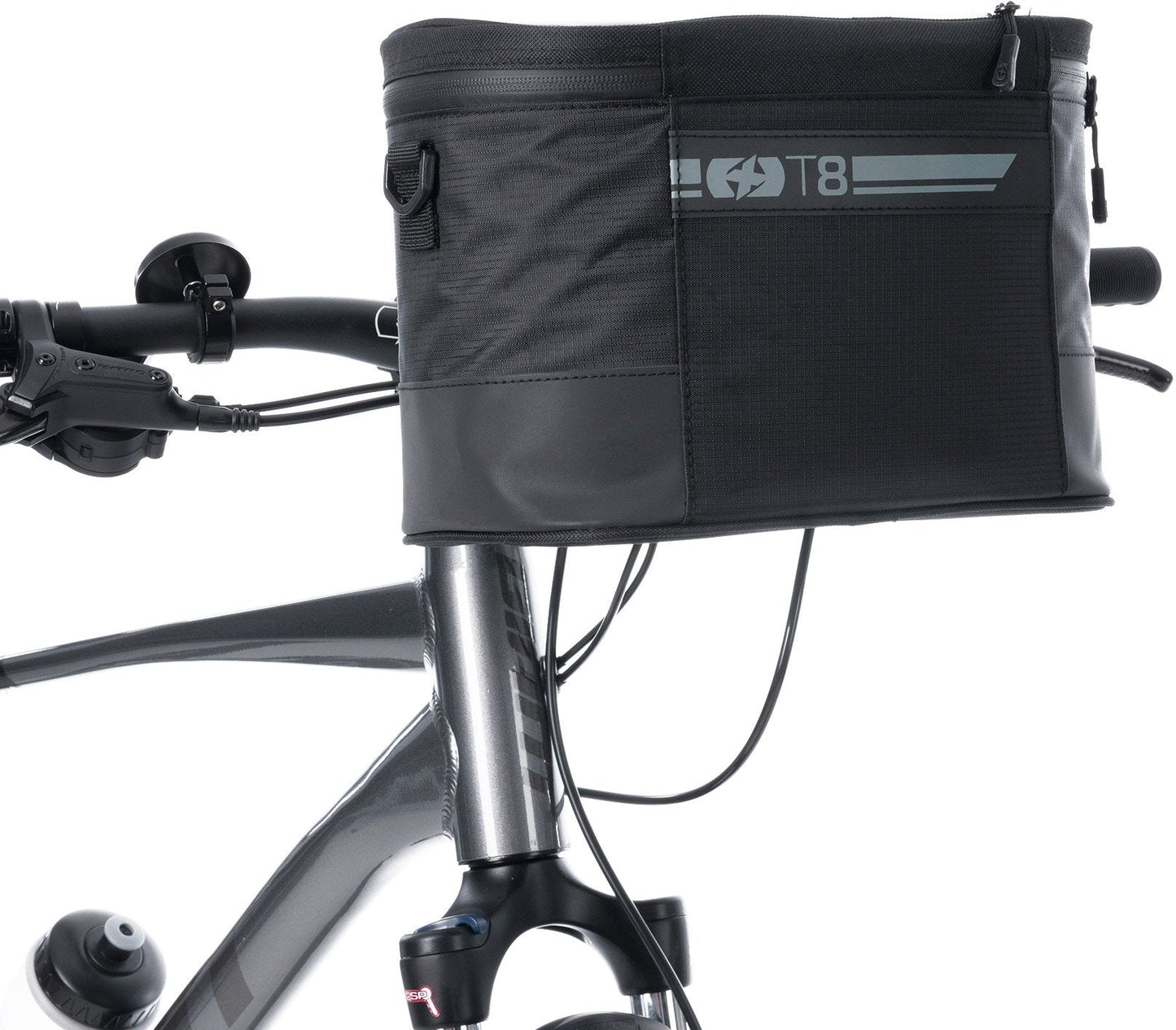 Oxford T8 QR 8L Handlebar Bag - Black