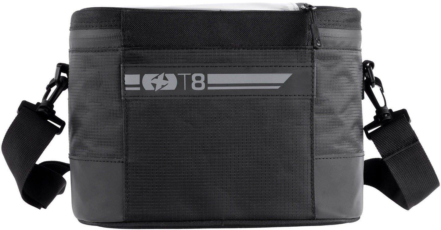 Oxford T8 QR 8L Handlebar Bag - Black