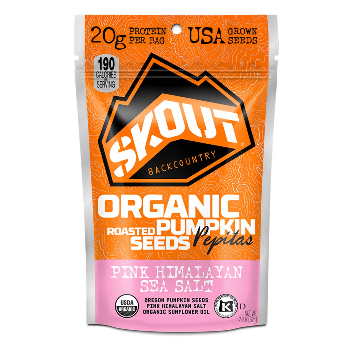 Skout Backcountry Pumpkin Seeds — Cinnamon — Back View