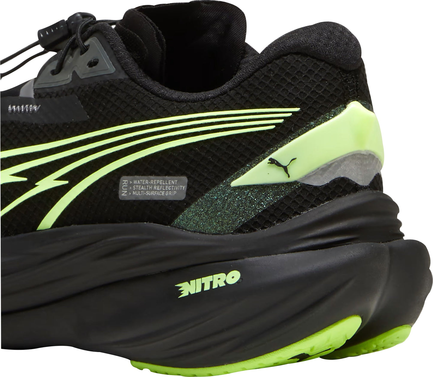 Puma Deviate Nitro 3 WTR+ Womens Running Shoes - Black
